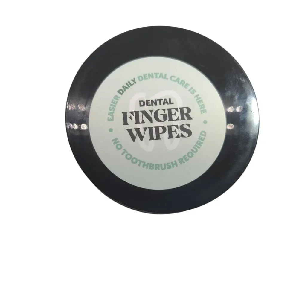 Pet Honesty Fresh Breath Dental Finger Wipes For Dogs & Cats 30 Count Peppermint